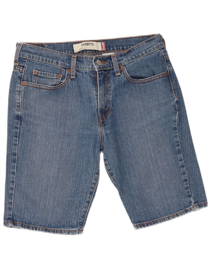 Levi's Womens 515 Denim Shorts US 8 Medium W30 Blue Cotton