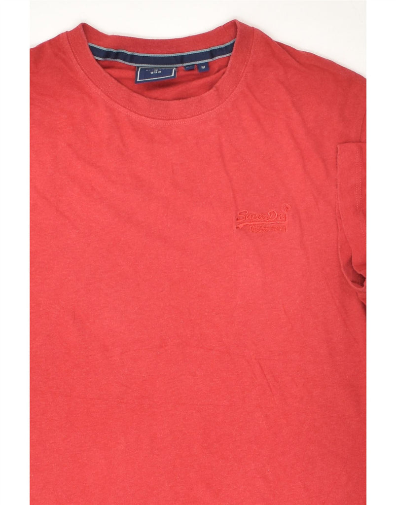 SUPERDRY Mens T-Shirt Top Medium Red Cotton | Vintage Superdry | Thrift | Second-Hand Superdry | Used Clothing | Messina Hembry 