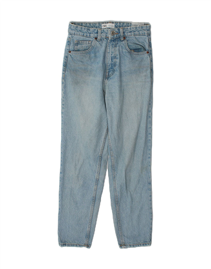 ZARA Womens Straight Jeans EU 34 2XS W24 L26 Blue Vintage Zara and Second-Hand Zara from Messina Hembry 