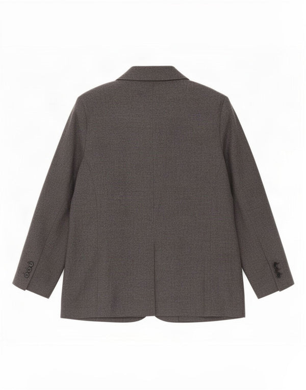Eastex Womens 4 Button Blazer Jacket UK 16 Large Grey Wool