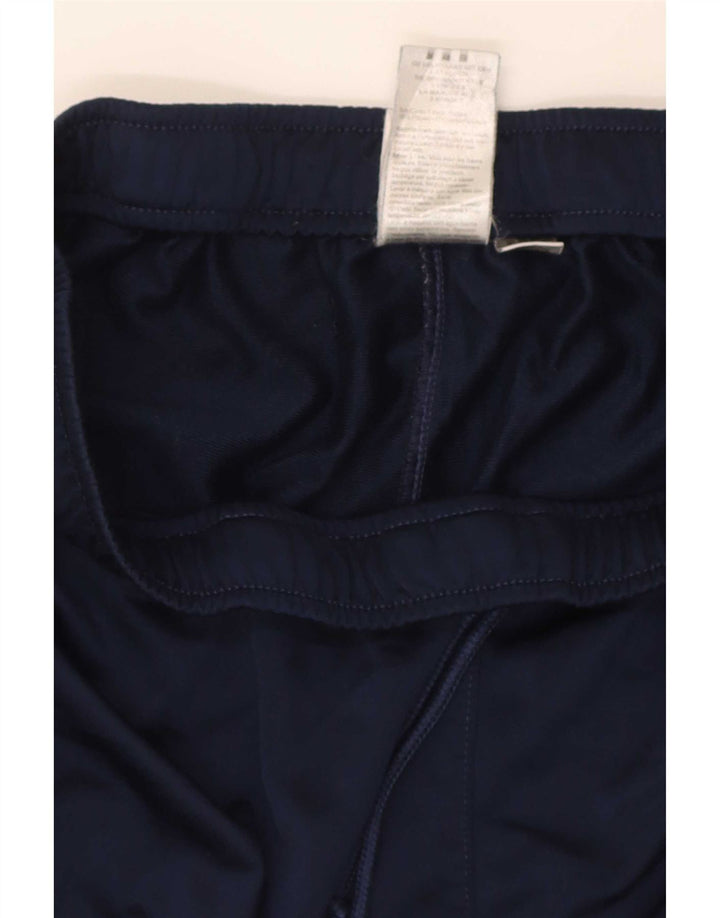 Adidas Womens Sport Shorts UK 10 Small Navy Blue Polyester