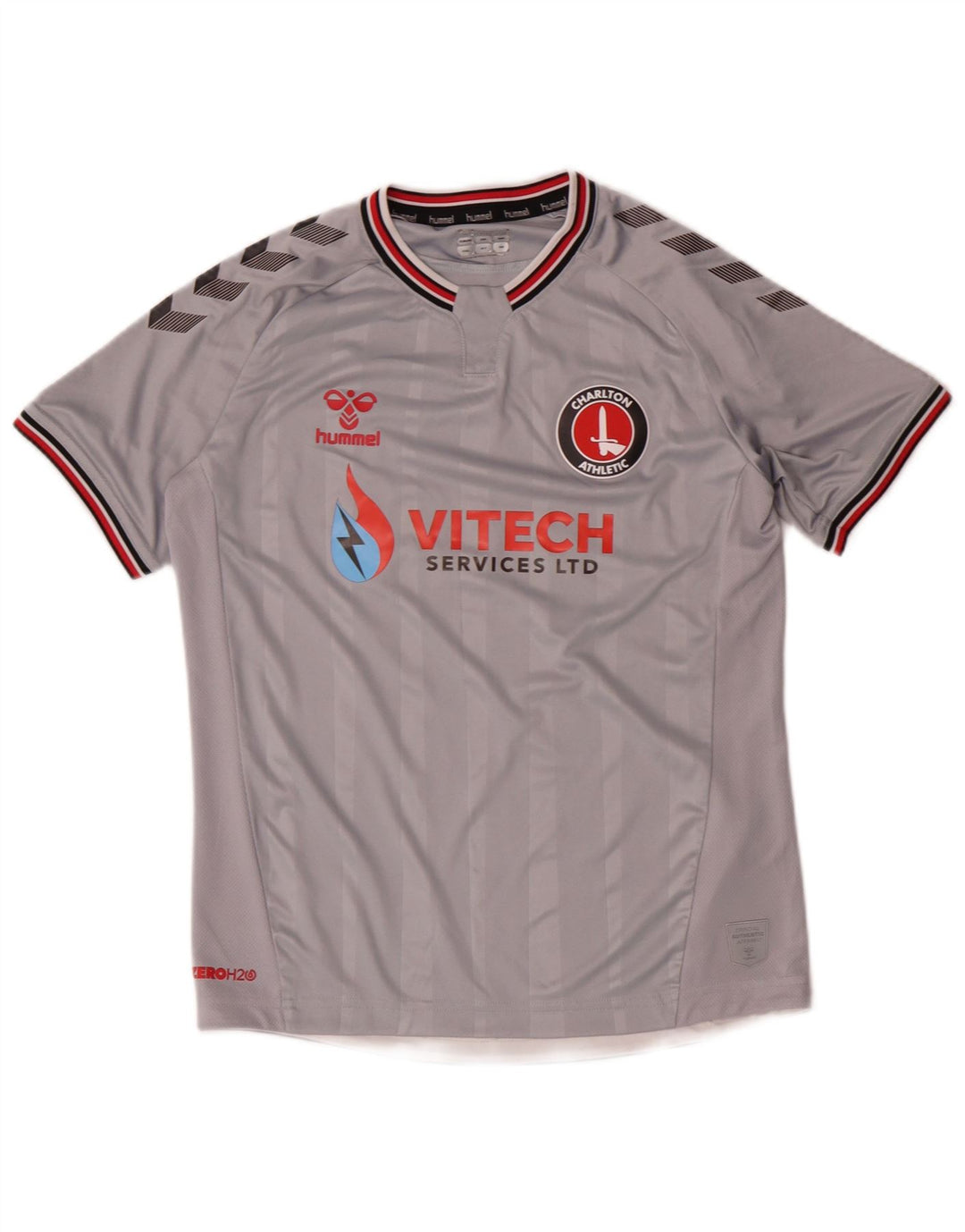 HUMMEL Boys Graphic T-Shirt Top 13-14 Years Grey Polyester
