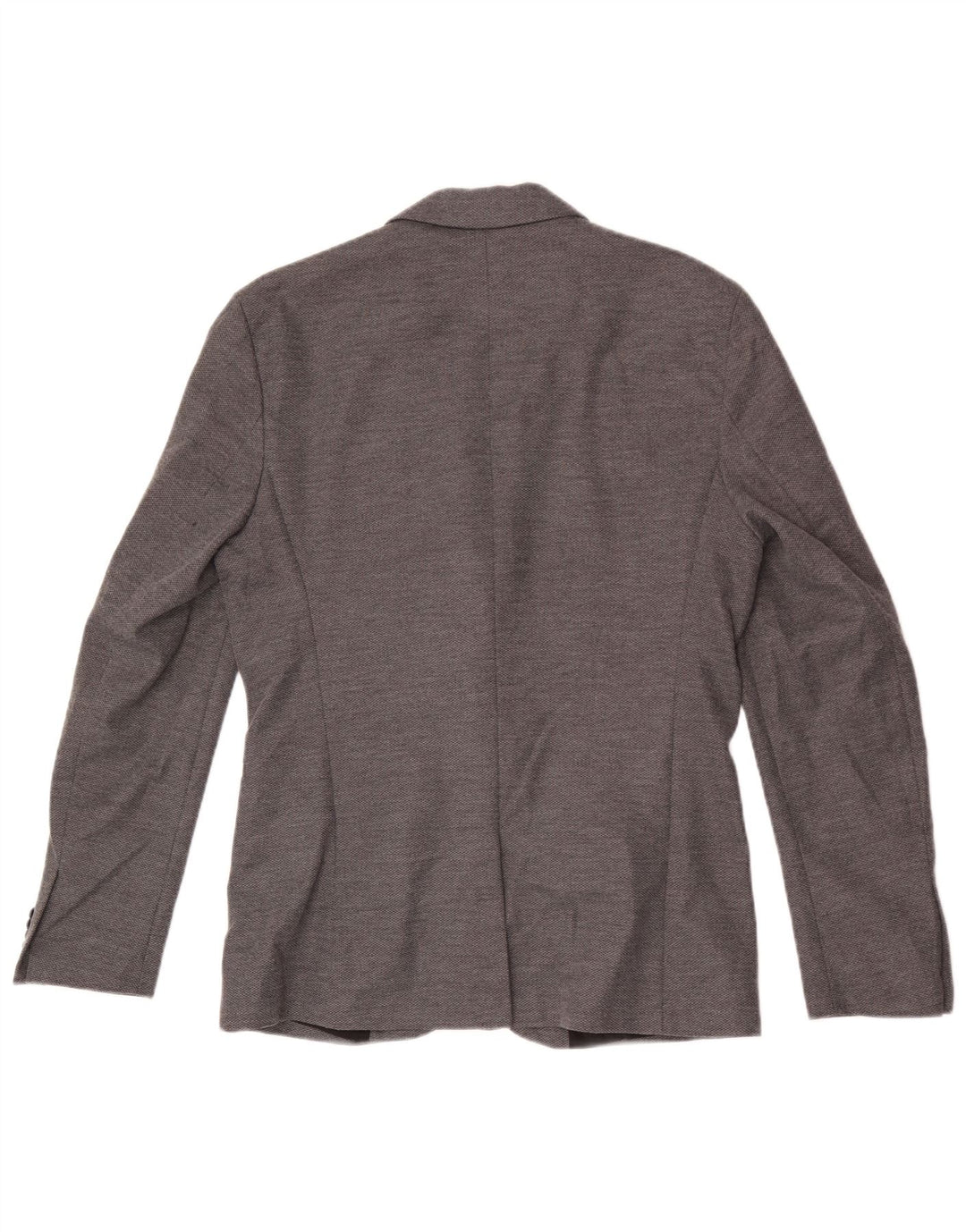 Zara Mens 2 Button Blazer Jacket UK 40 Large Grey Polyester
