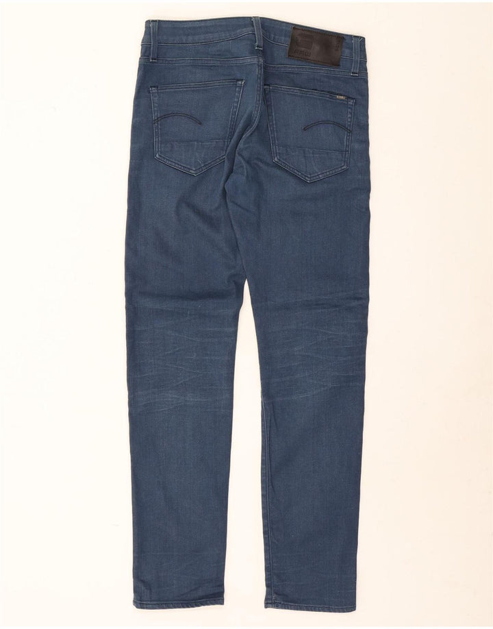 G-Star Mens 3301 Slim Jeans W30 L32 Blue Cotton