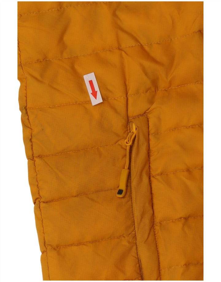 Mountain Warehouse Mens Hooded Padded Jacket UK 40 Large Yellow Nylon