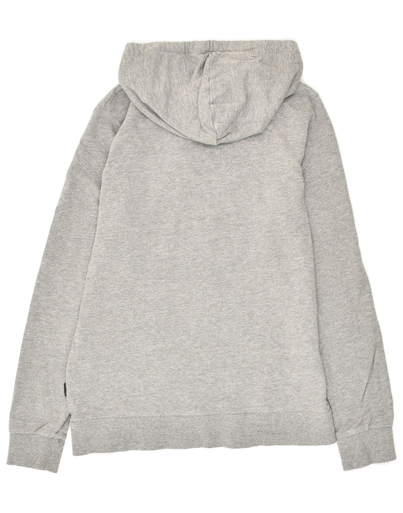 JACK & JONES Mens Graphic Hoodie Jumper Small Grey | Vintage Jack & Jones | Thrift | Second-Hand Jack & Jones | Used Clothing | Messina Hembry 