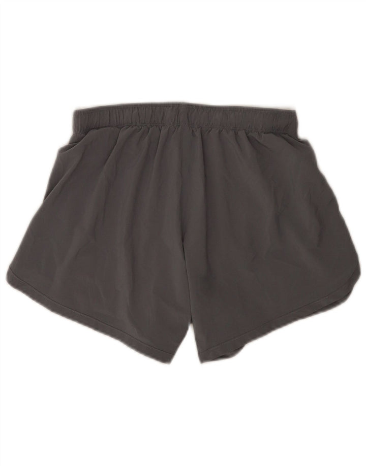 Nike Womens Dri Fit Sport Shorts UK 8 Small Grey Polyester