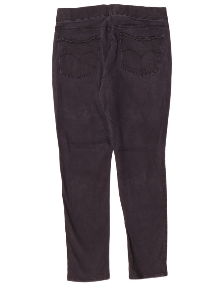 LEVI'S Womens Legging Trousers US 14 Large W32 L29 Navy Blue Cotton