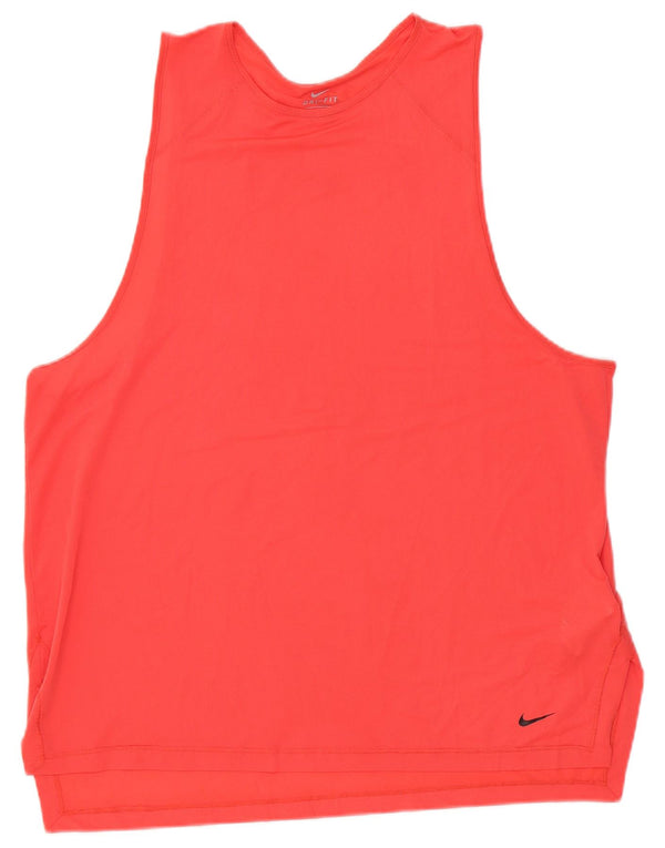 Nike Mens Vest Top Large Pink Polyester Sports