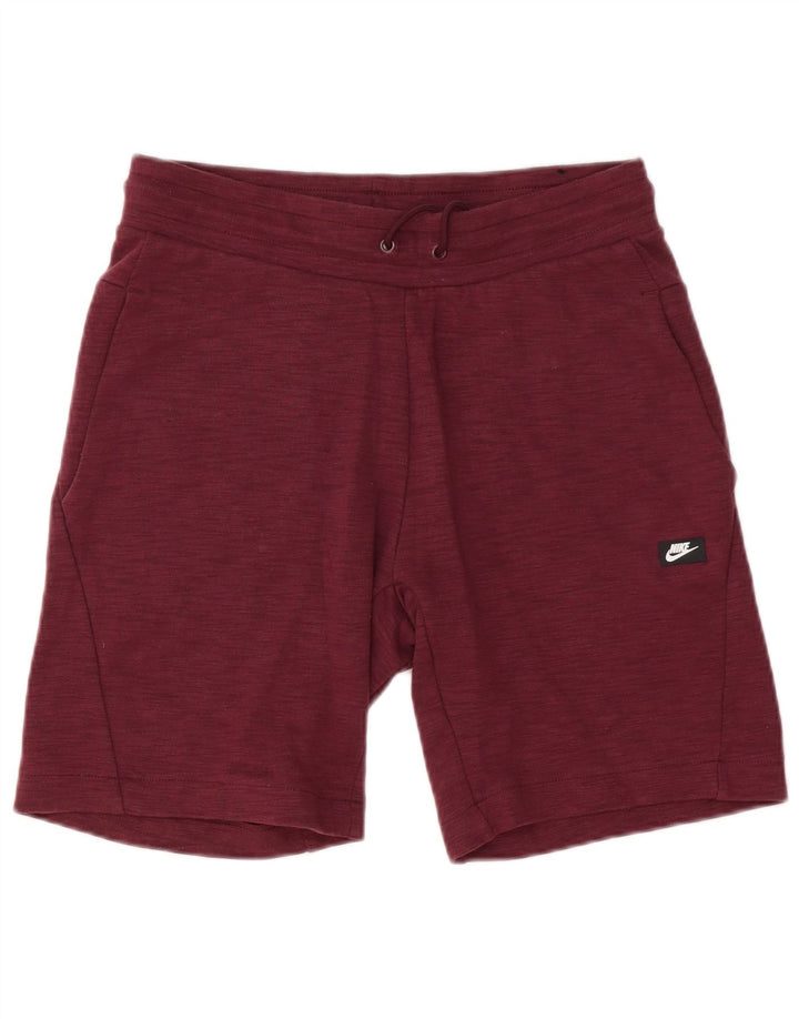 Nike Mens Sport Shorts Medium  Burgundy Cotton