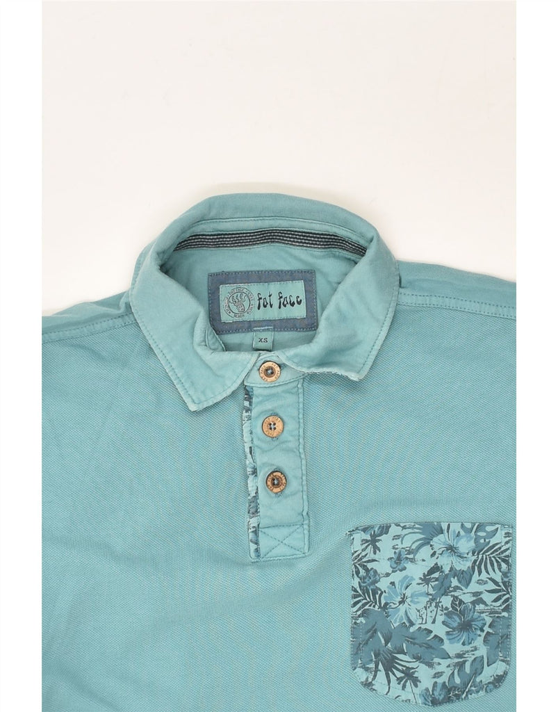 FAT FACE Mens Polo Shirt XS Turquoise Cotton | Vintage Fat Face | Thrift | Second-Hand Fat Face | Used Clothing | Messina Hembry 