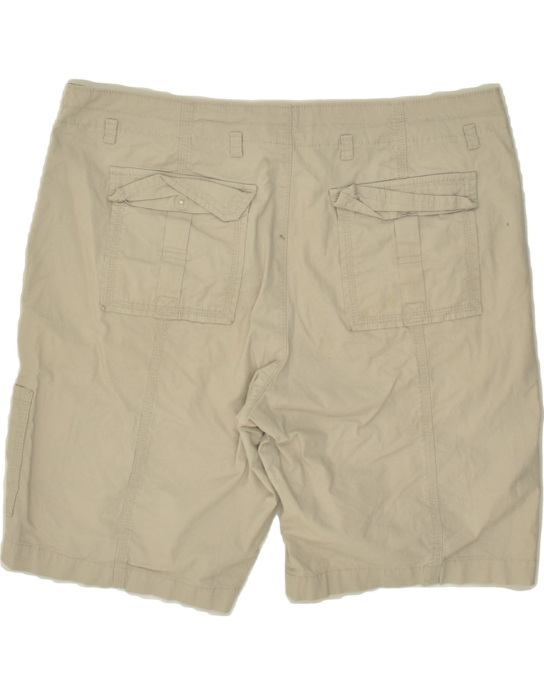 LEE Womens Cargo Shorts US 18 2XL W36 Beige Cotton | Vintage Lee | Thrift | Second-Hand Lee | Used Clothing | Messina Hembry 