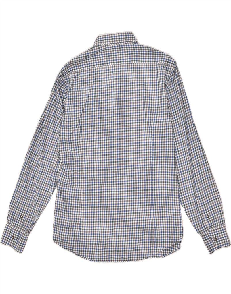 MASSIMO DUTTI Mens Shirt Small Blue Gingham | Vintage Massimo Dutti | Thrift | Second-Hand Massimo Dutti | Used Clothing | Messina Hembry 