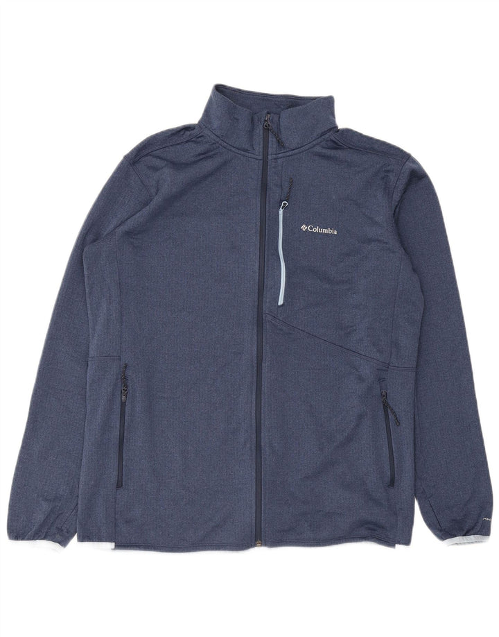 Columbia Mens Omni-Wick Tracksuit Top Jacket XL Navy Blue