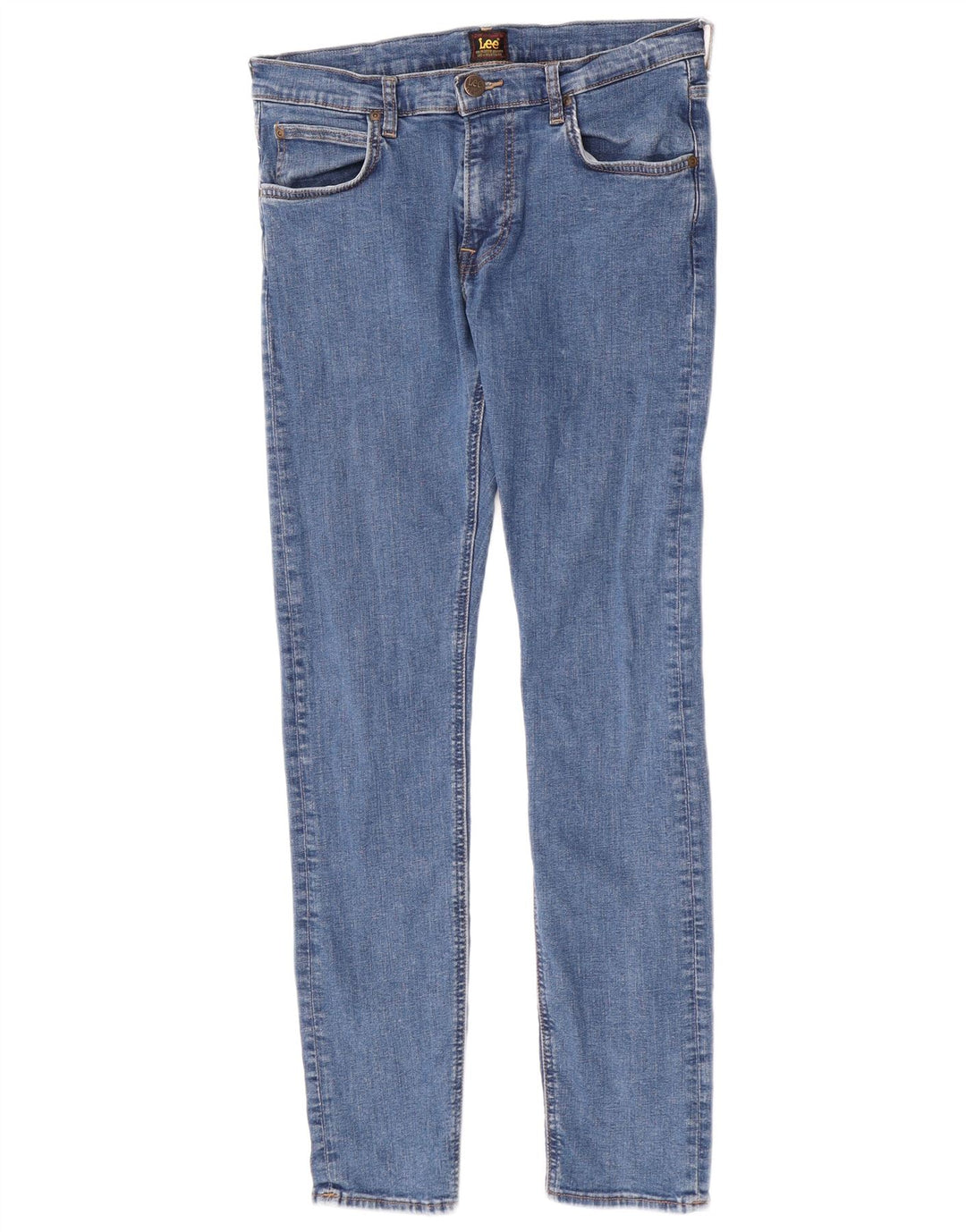 Lee Womens Luke Slim Jeans W31 L32 Blue Cotton