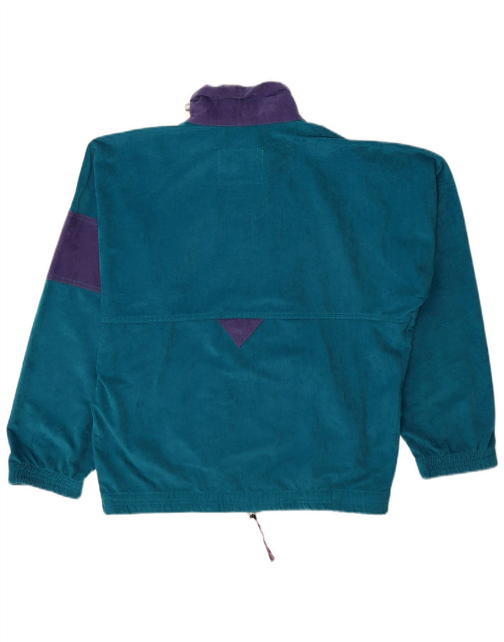 Great Escapes Mens Tracksuit Top Jacket Medium Green Colourblock