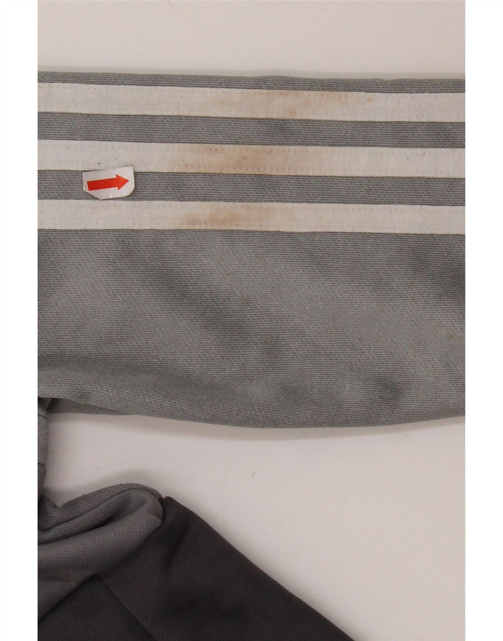 ADIDAS Boys Aeroready Graphic Sweatshirt Jumper 9-10 Years Grey