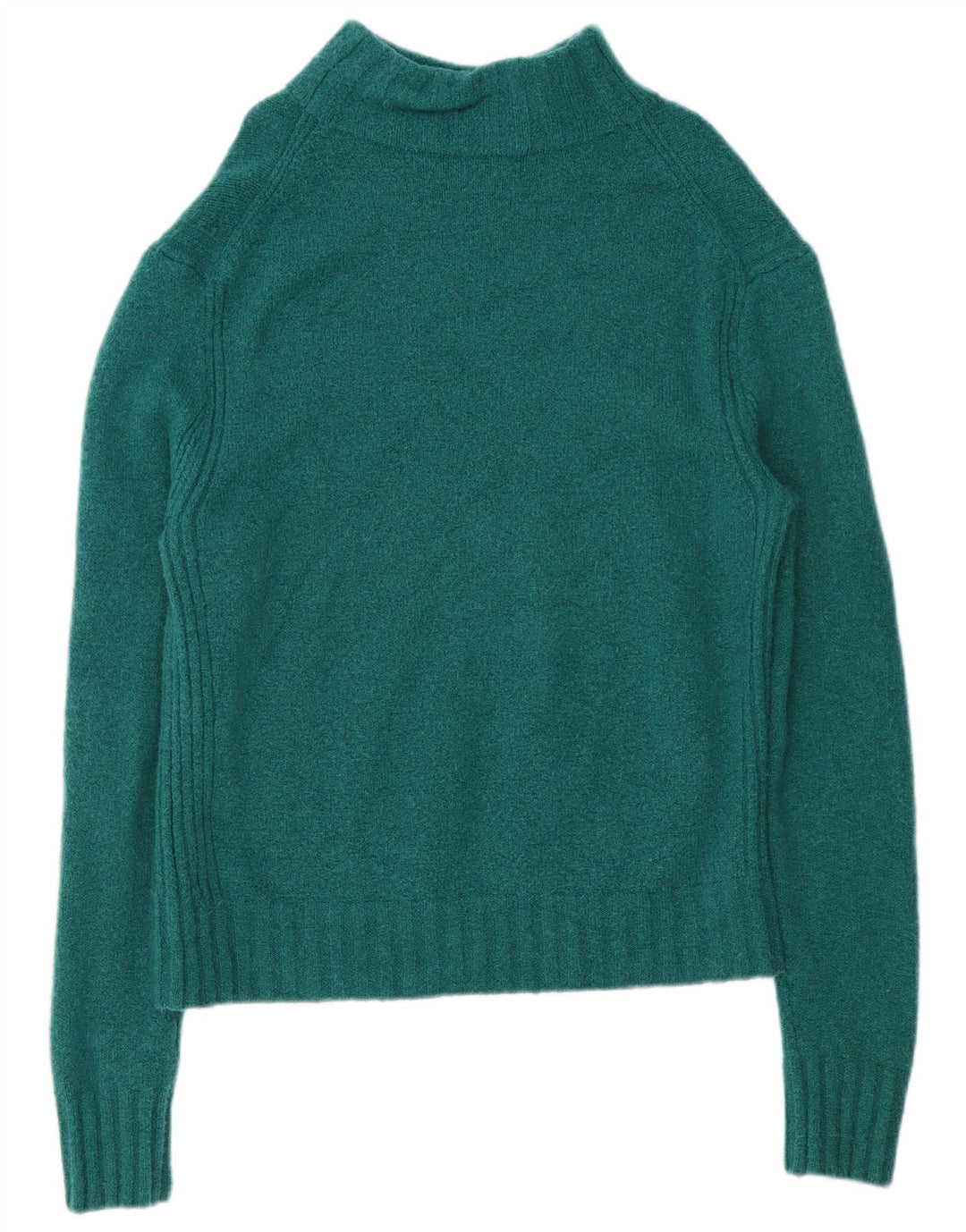 J. Crew Womens Turtle Neck Jumper Sweater UK 16 Large Green Nylon