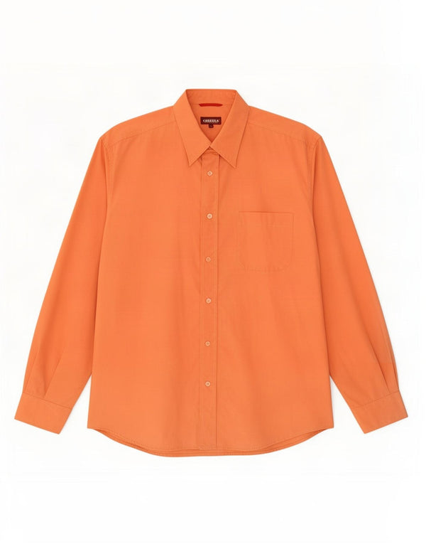 Carrera Mens Shirt XL Orange Cotton