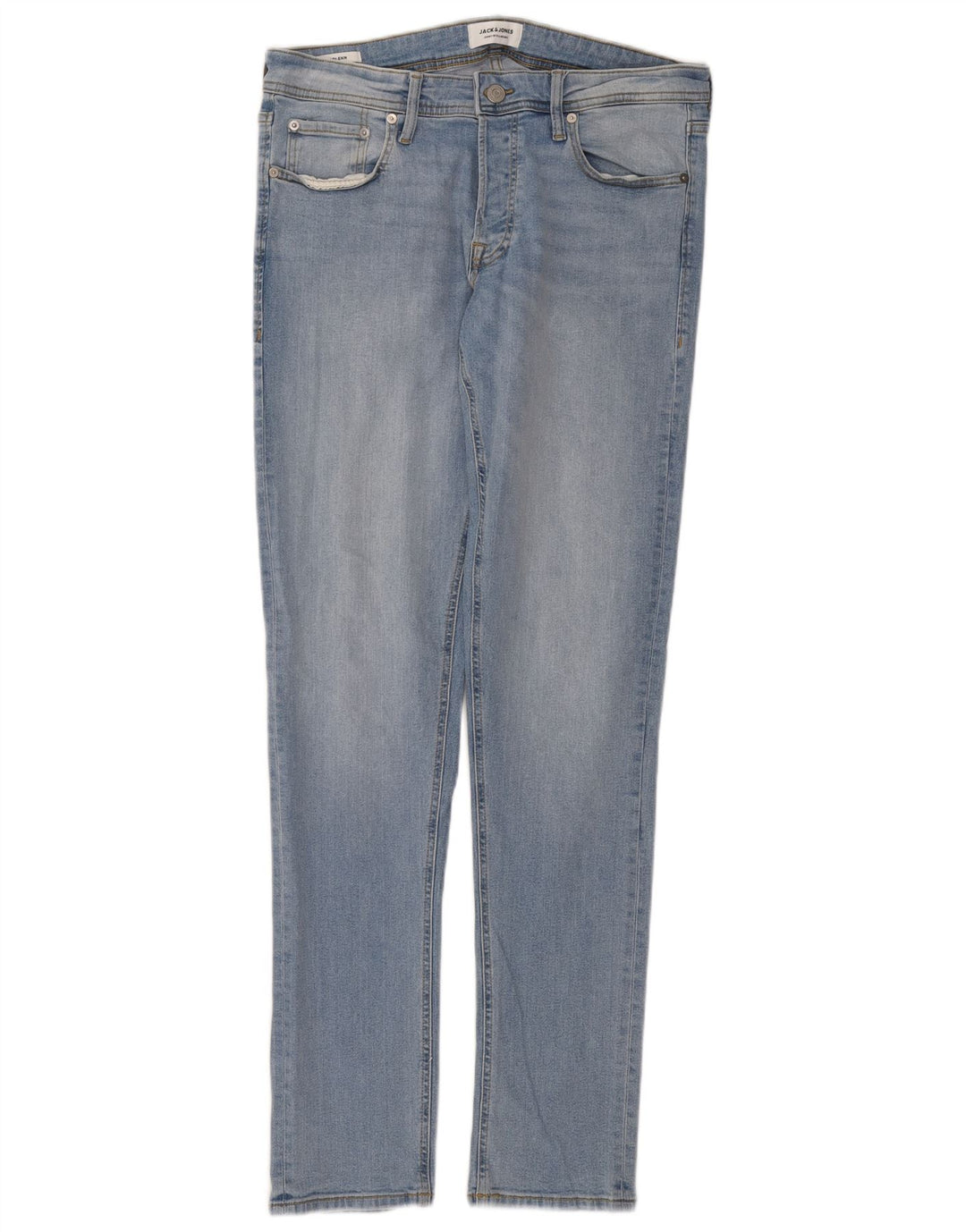 Jack & Jones Mens GLENN Slim Jeans W34 L34 Blue Cotton