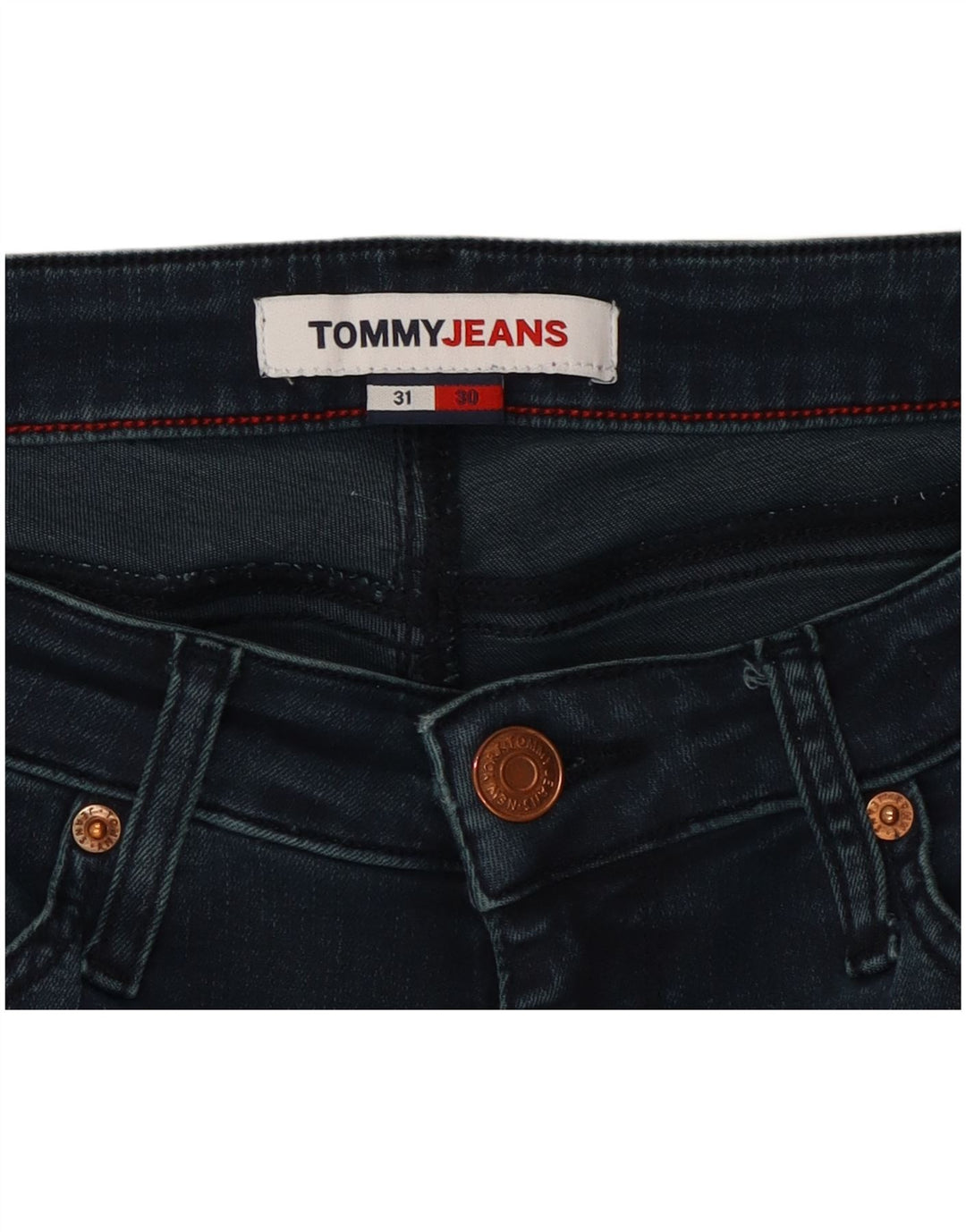 Tommy Hilfiger Womens Skinny Jeans W31 L30 Navy Blue