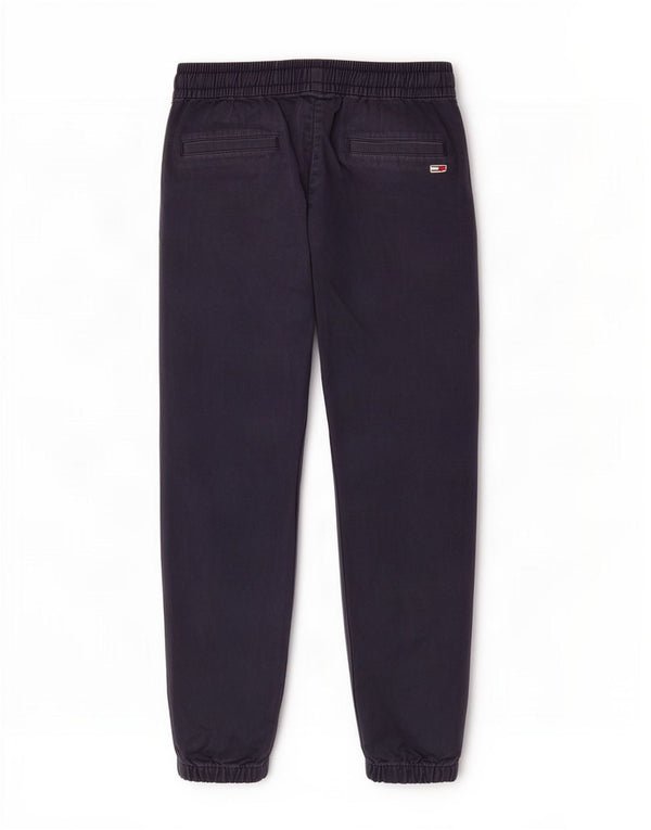 Tommy Hilfiger Mens Joggers Chino Trousers Large W34 L29 Navy Blue Cotton