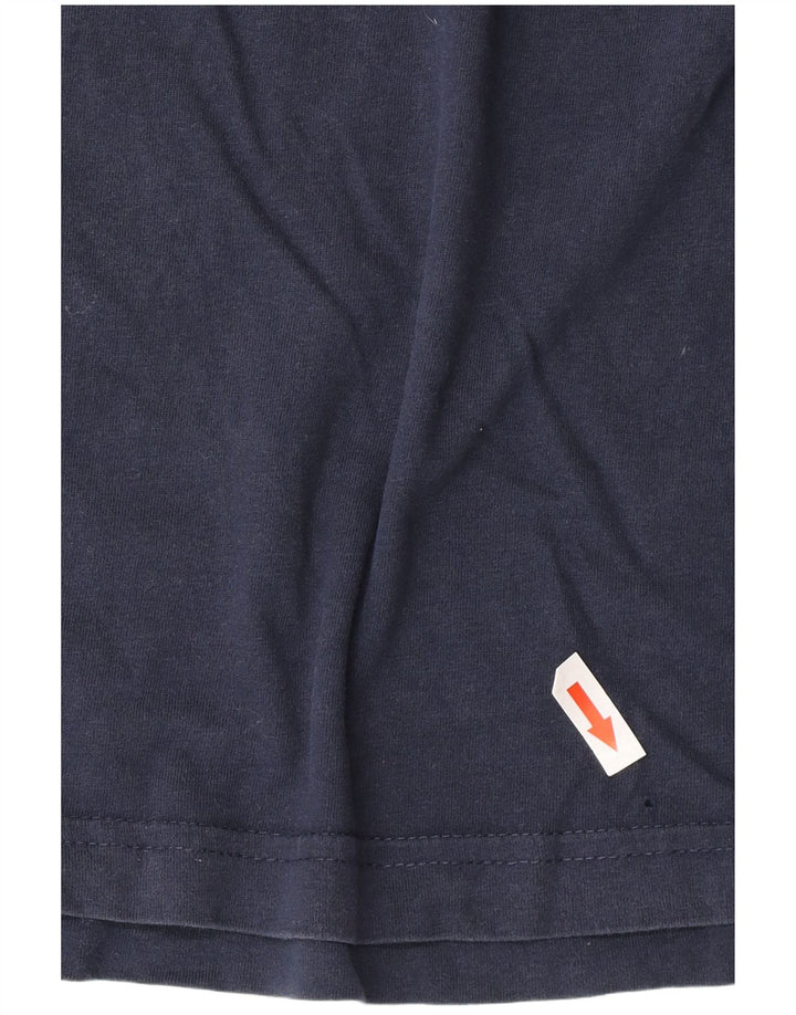 Crew Clothing Mens Top Long Sleeve XL Navy Blue Cotton