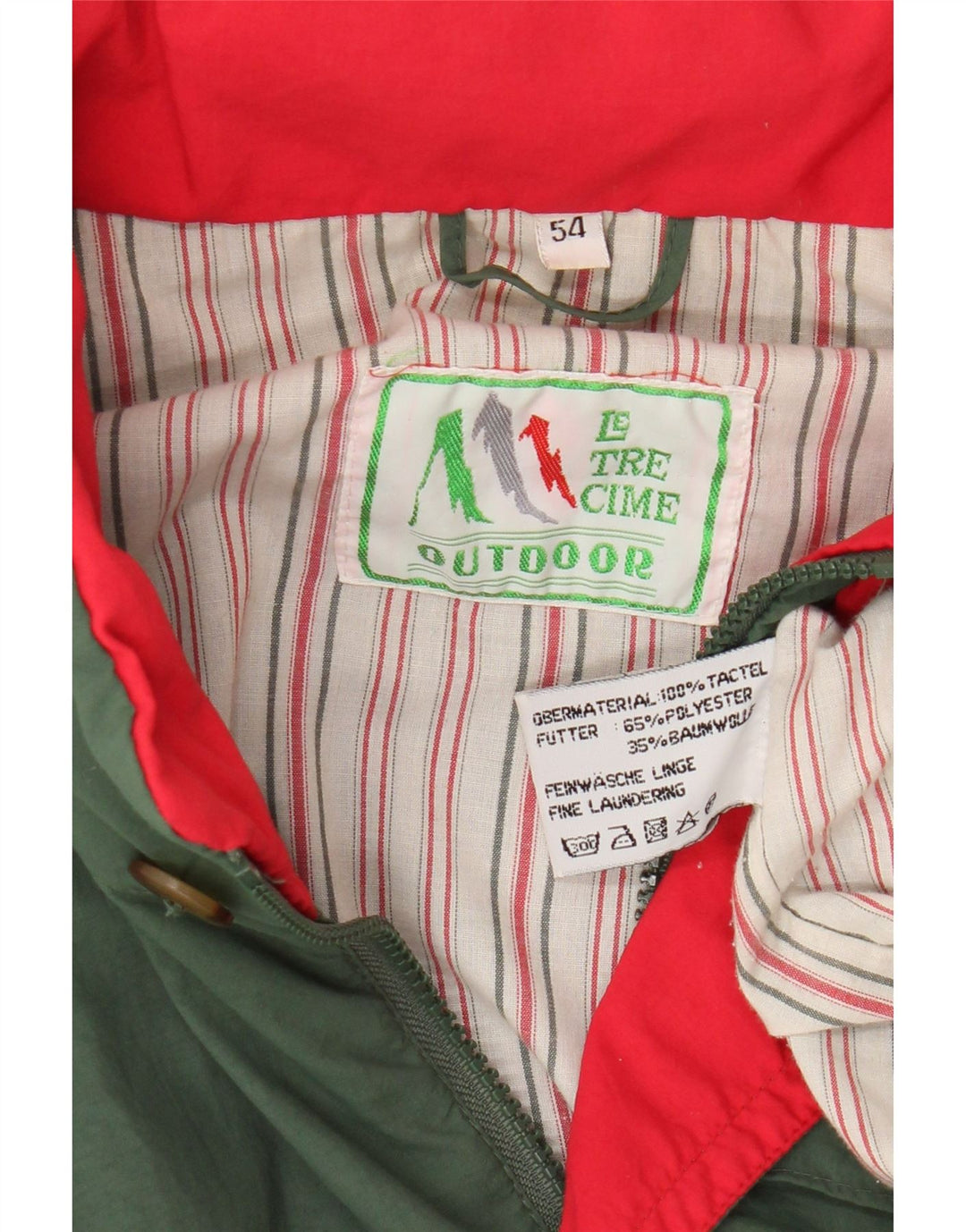 Vintage Mens Hooded Utility Jacket IT 54 2XL Green Tactel
