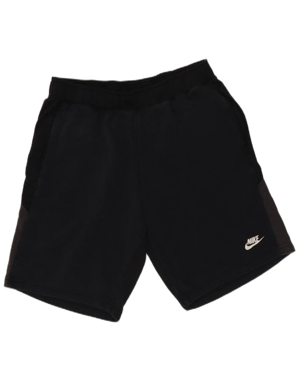 Nike Mens Sport Shorts Large Black Colourblock Cotton