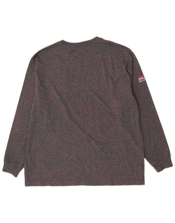 Carhartt Mens Loose Fit Graphic Top Long Sleeve XL Grey Cotton