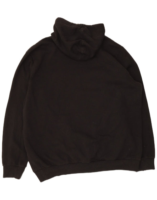 Umbro Mens Graphic Hoodie Jumper 3XL Black Cotton