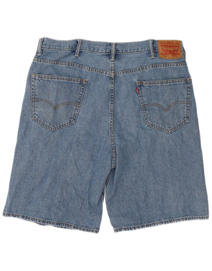 LEVI'S Mens 550 Denim Shorts W40 XL Blue Cotton