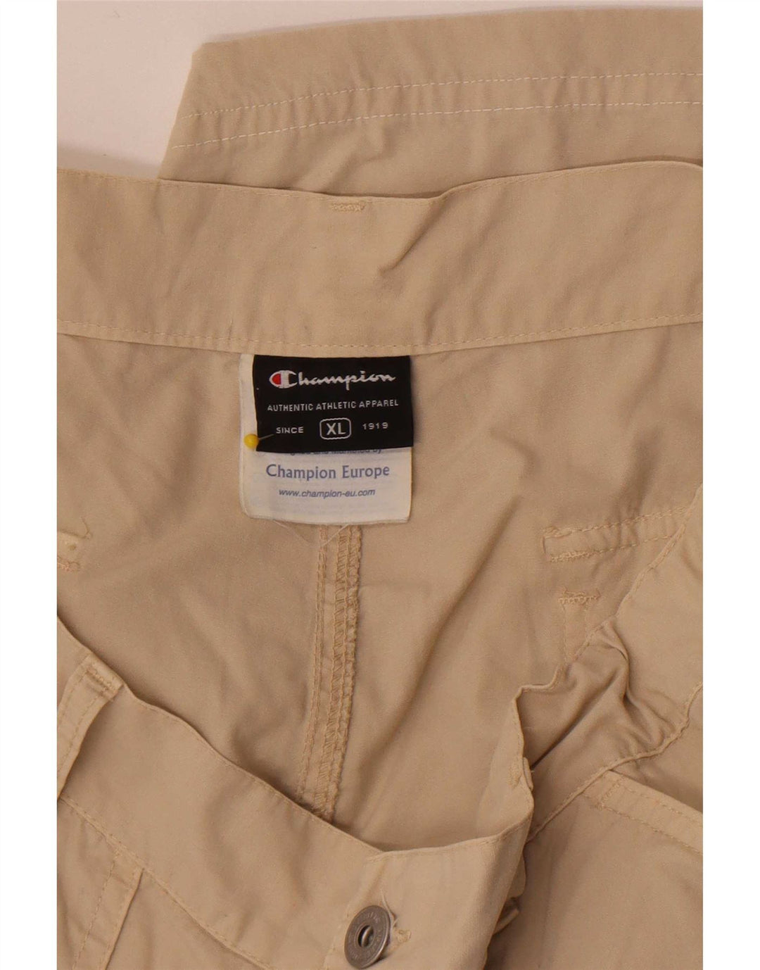 Champion Mens Chino Shorts XL W38 Beige Cotton