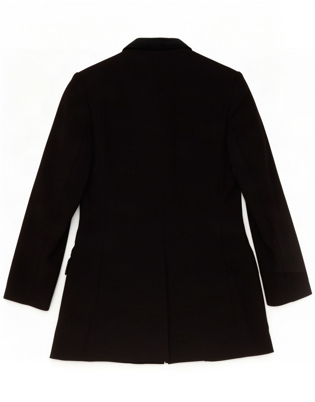 Alberto Biani Womens 4 Button Blazer Jacket IT 40 Medium Black Wool