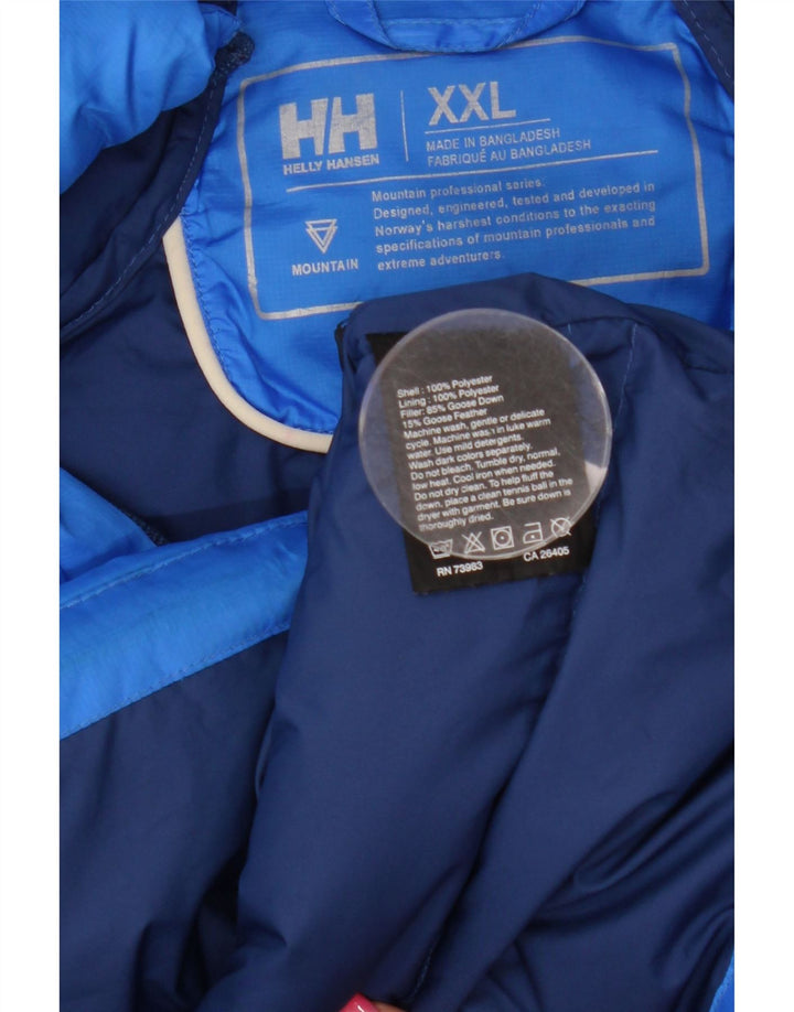 Helly Hansen Mens Padded Jacket UK 44 2XL Blue Polyester