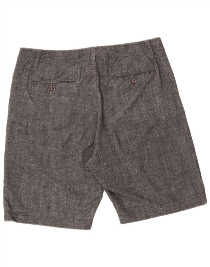 O'Neill Mens Chino Shorts W34 Large Grey Flecked Polyester
