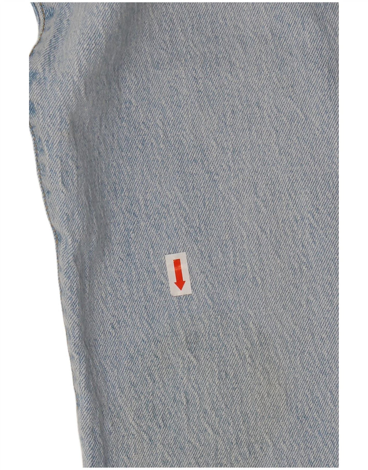 LEVI'S Womens 501 Straight Jeans W31 L28 Blue Cotton