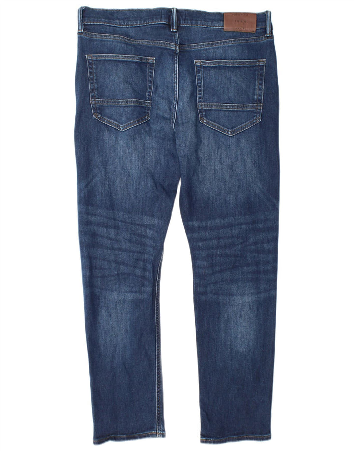 Marks & Spencer Mens Slim Jeans W34 L29 Blue Cotton