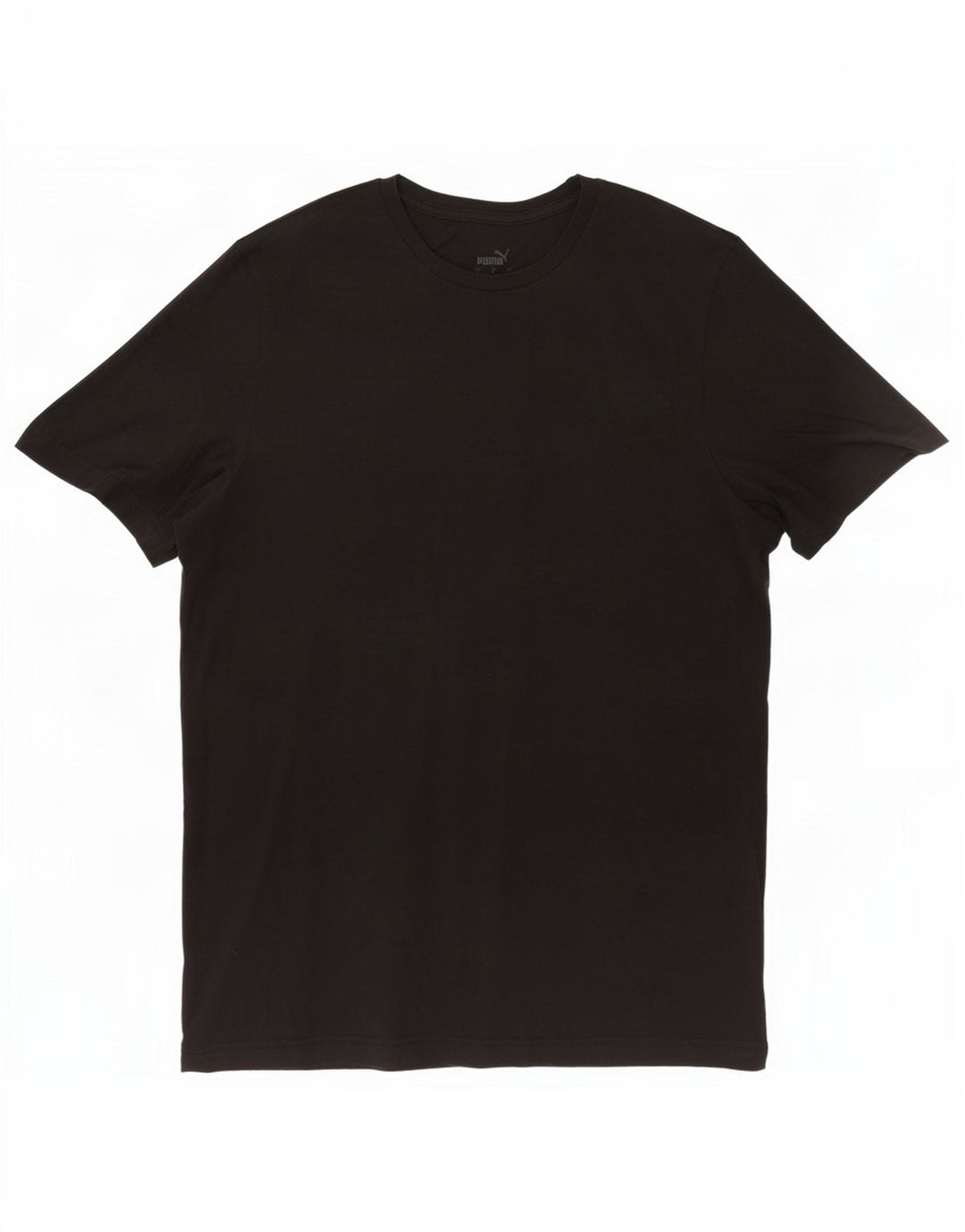 Puma Mens T-Shirt Top Large Black Cotton