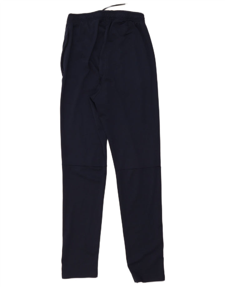 Nike Mens Dri Fit Tracksuit Trousers Medium Navy Blue Polyester