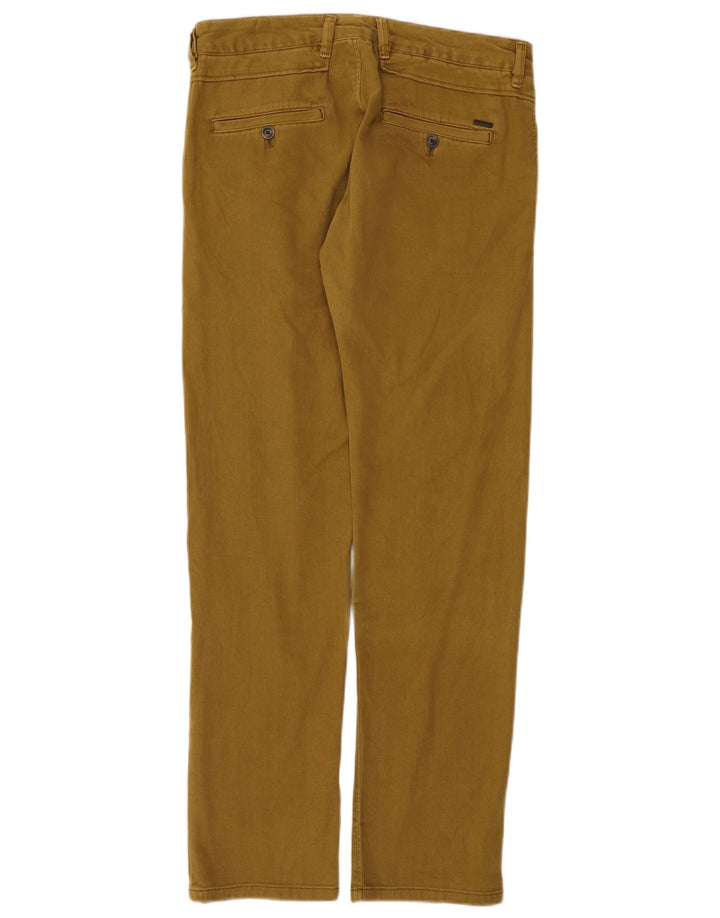 Diesel Mens Regular Chino Trousers W29 L31 Khaki Cotton