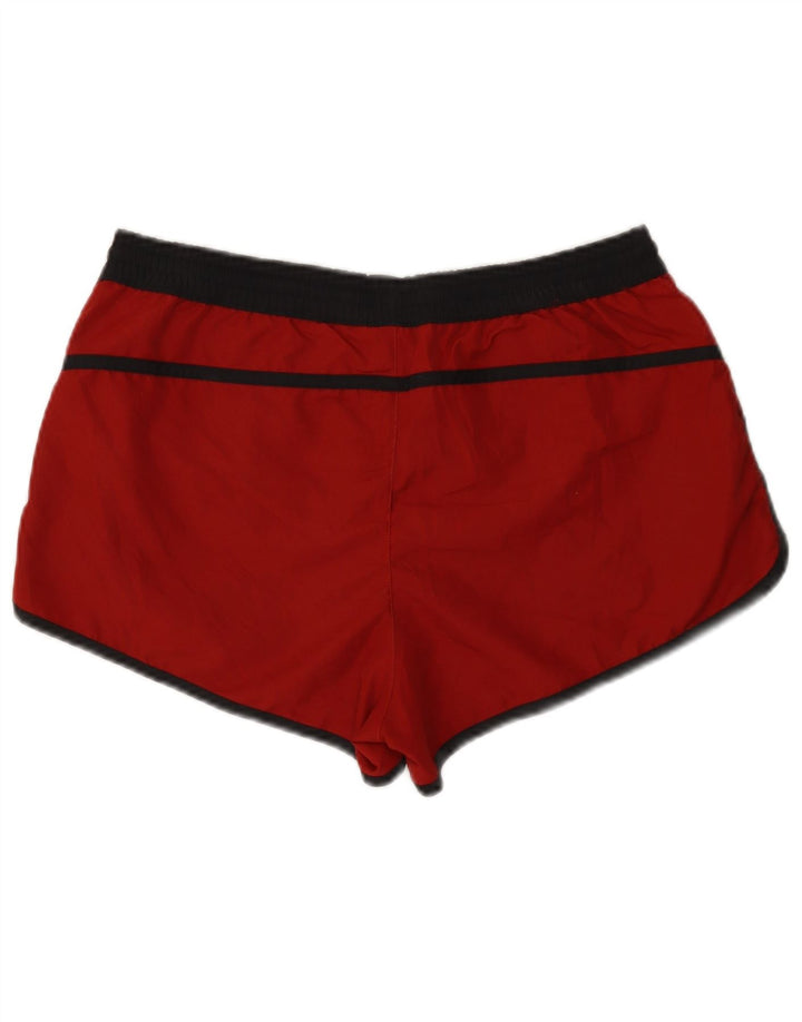 Reebok Mens Swimming Shorts Medium  Red Colourblock Polyester