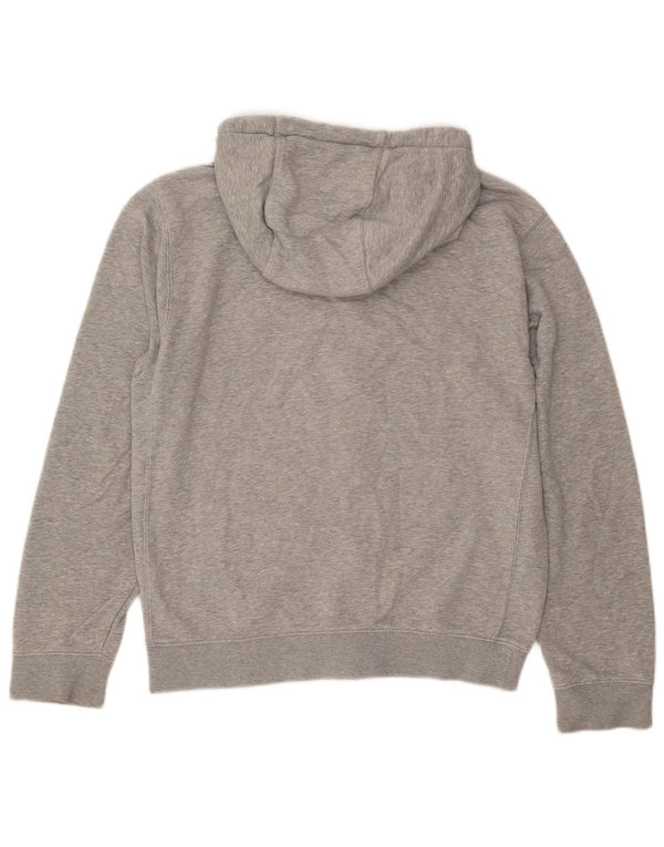 Nike Mens Loose Fit Zip Hoodie Sweater Small Grey Flecked Cotton