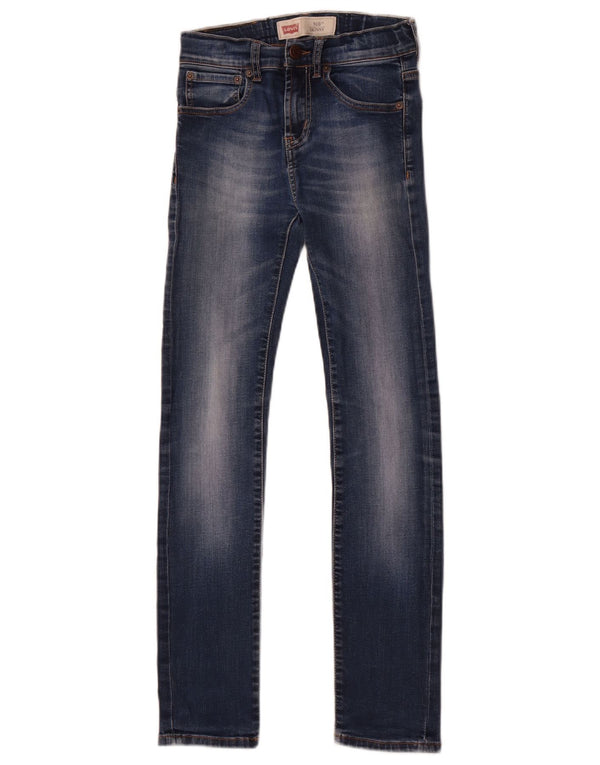 Levi's Boys 510 Skinny Jeans 11-12 Years W24 L28 Blue Cotton