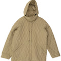 Sergio Tacchini Mens Hooded Quilted Jacket UK 40 Large Beige