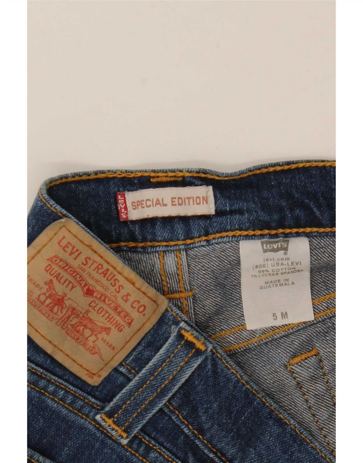 Levi's Womens Distressed Slim Jeans US 5 Medium W30 L26 Blue Cotton
