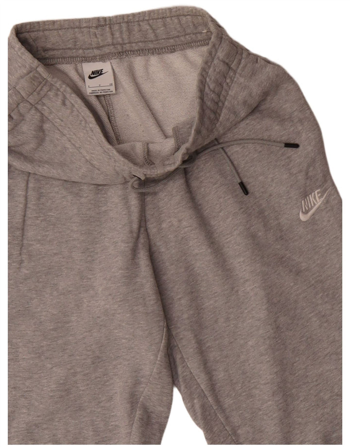 Nike Mens Tracksuit Trousers Joggers Small Grey Cotton
