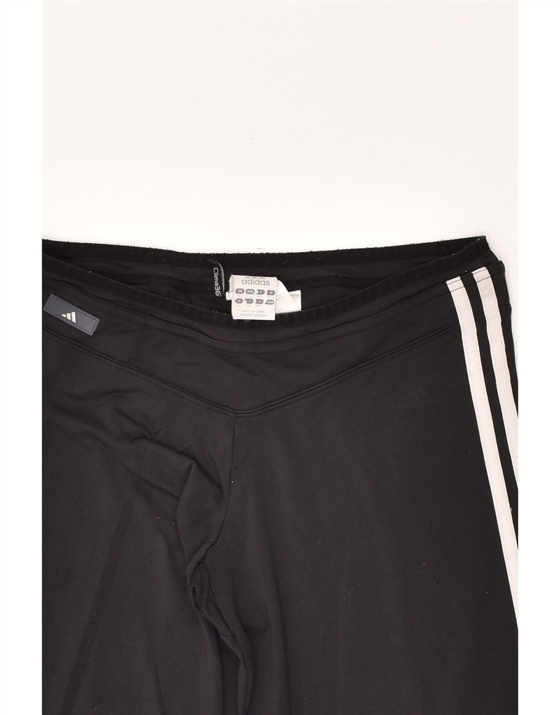 ADIDAS Womens Clima 365 Capri Tracksuit Trousers UK 16 Large Black | Vintage Adidas | Thrift | Second-Hand Adidas | Used Clothing | Messina Hembry 