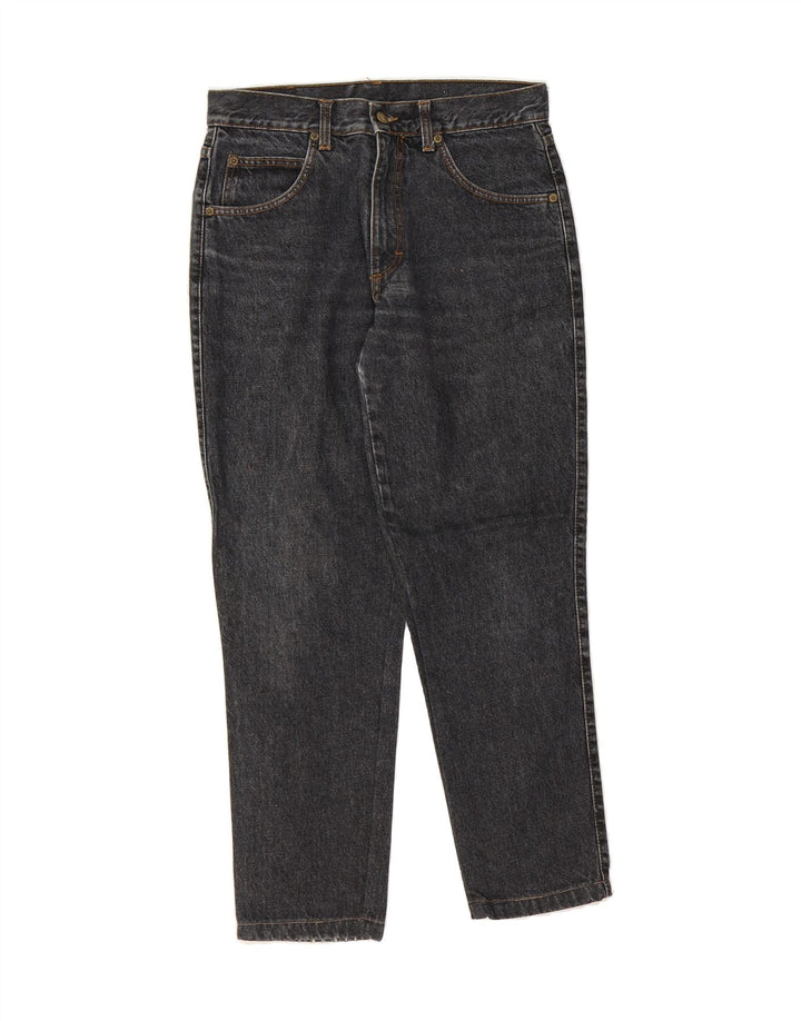 VINTAGE Womens Tapered Jeans W31 L29 Black Cotton Vintage Vintage and Second-Hand Vintage from Messina Hembry 