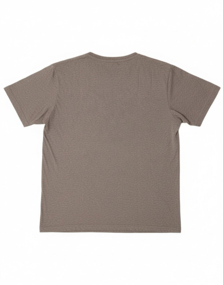 Kappa Mens Graphic T-Shirt Top 2XL Grey Cotton